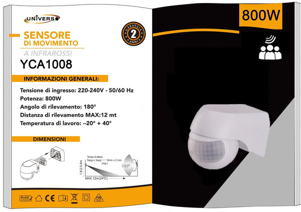 Sensore di movimento – YCA1008