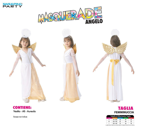 Costume Angelo 6-14 anni