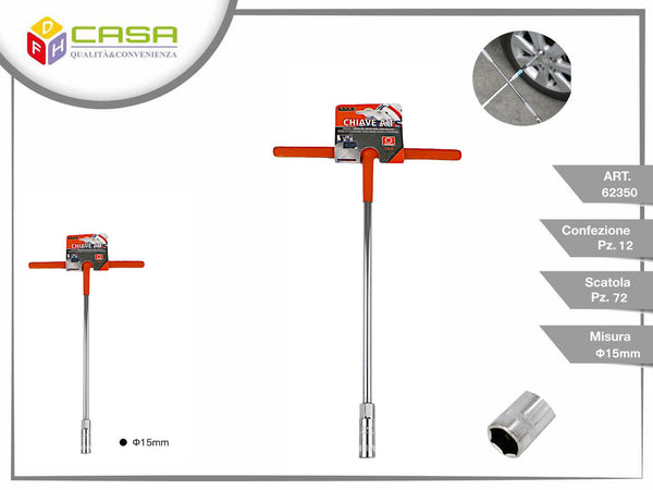 CHIAVE A T 15 mm