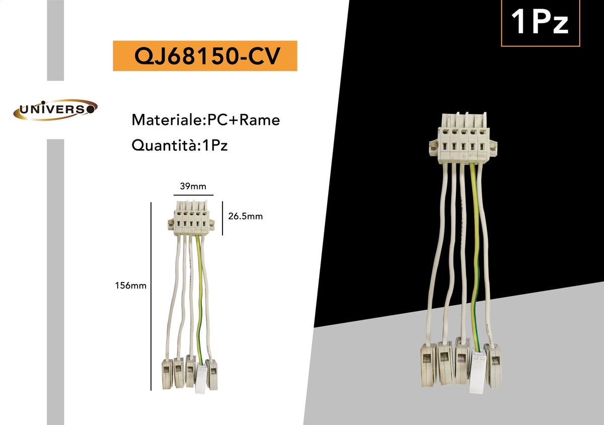 Connettore Per Qj68150 Universo – QJ68150-CV