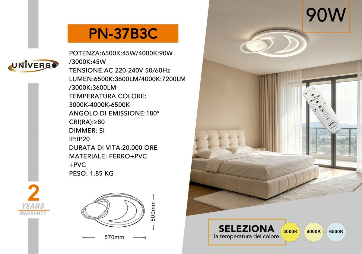 Lampadario Da Soffitto Universo – PN-37B3C