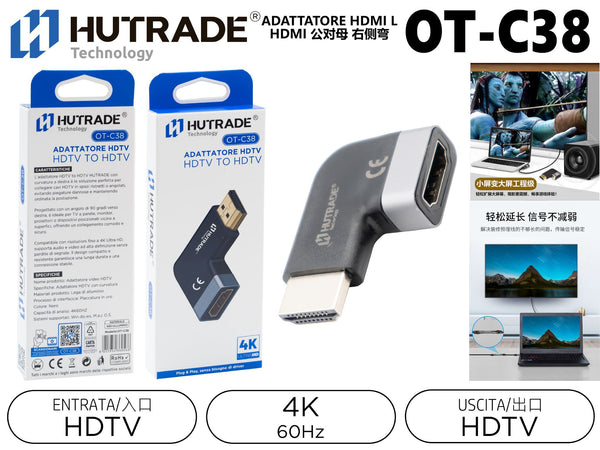 OT-C38 ADATTATORE HDMI L