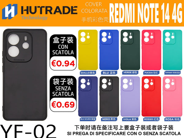 COVER COLORATA REDMI NOTE 14 4G – YF02 006918