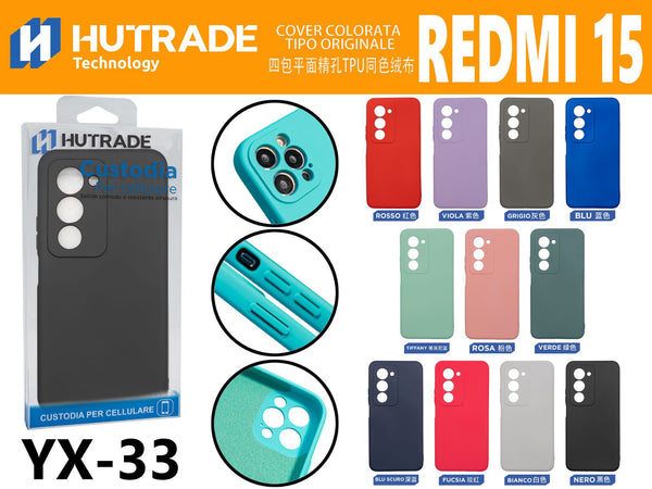 COVER COLORATA REDMI 15 – YX33 000863