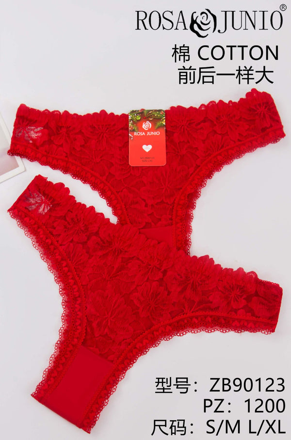 Slip brasiliana donna rosso ZB90123