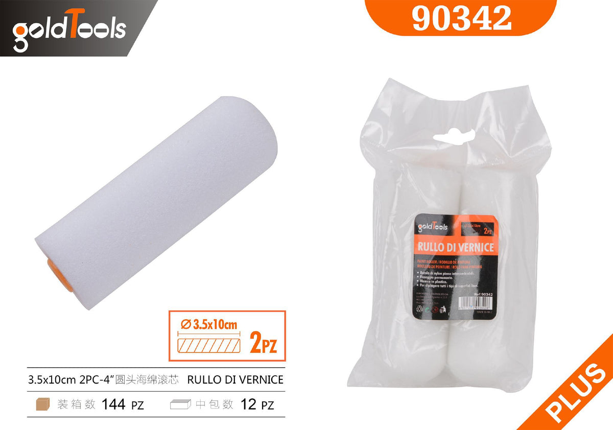 Rulli e ricambi per pittura 3.5×10CM – art. 90342