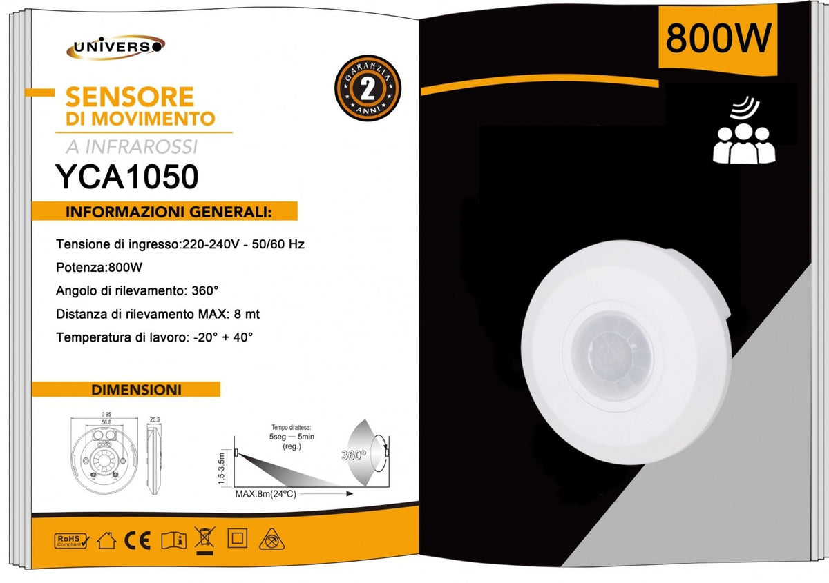 Sensore di movimento – YCA1050