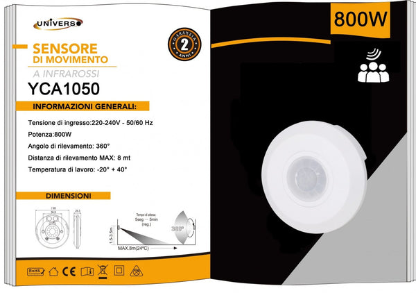 Sensore di movimento – YCA1050