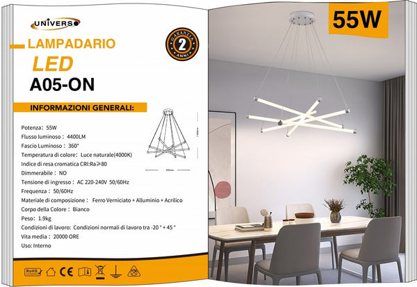 Lampada Da Soffitto Universo – A05-ON
