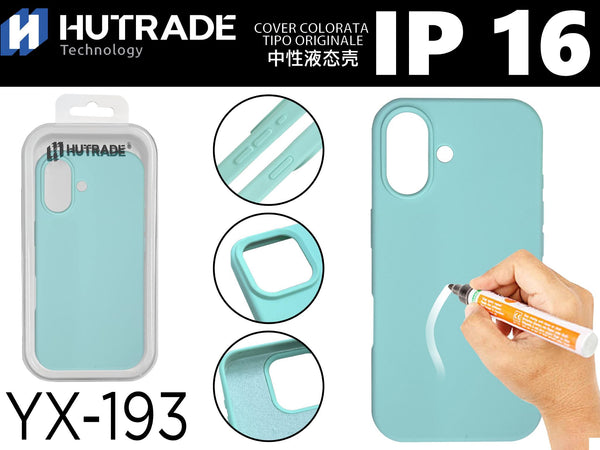 YX-193 COVER COLORATA IN GOMMA IP16 TIFFANY