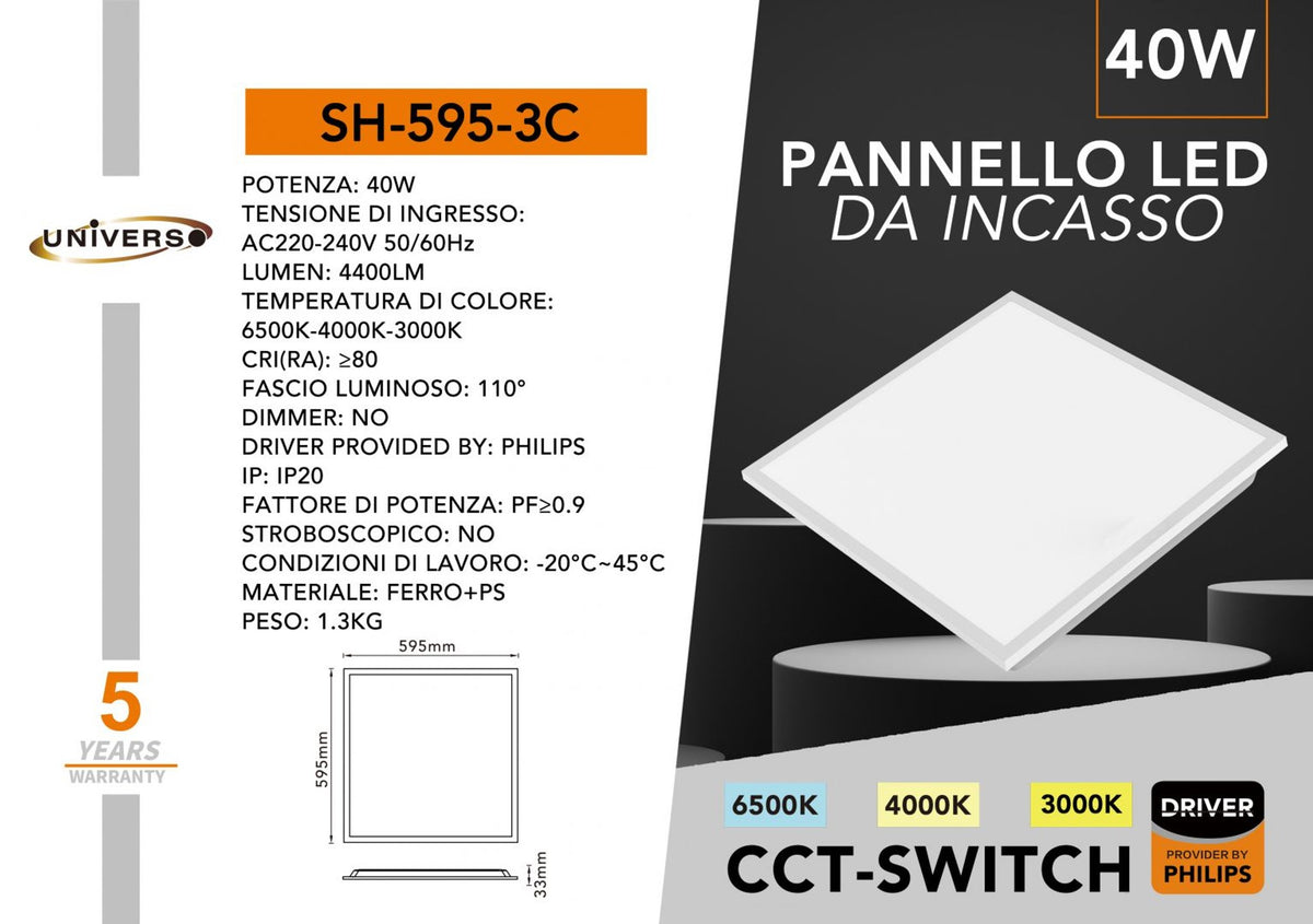 LED Panel Universo – SH-595-3C