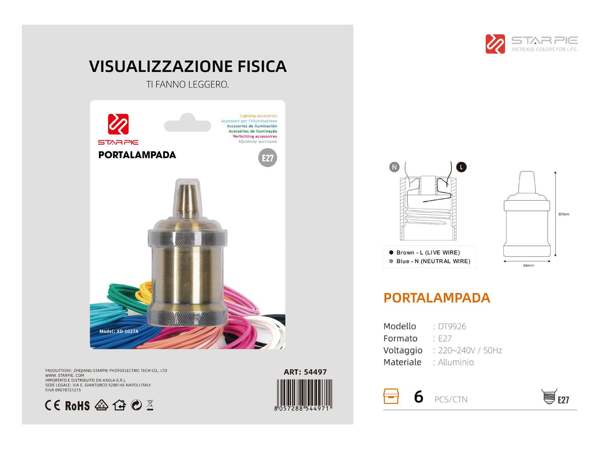 Portalampade – art. 54497