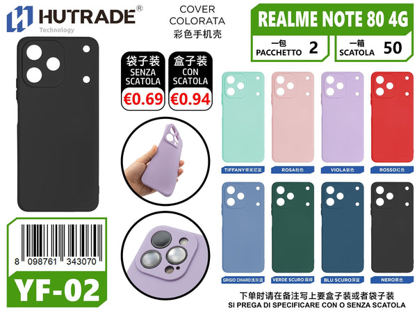COVER COLORATA TPU REALME NOTE 80 4G – YF02 007011