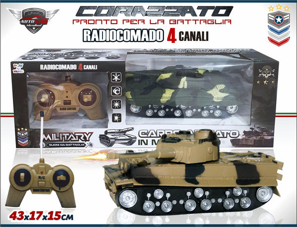 Carro armato giocattolo con luci INT02491