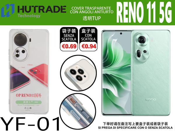 COVER TRASPARENTE OPPO RENO11 – YF01 011871