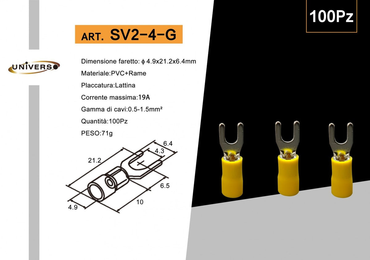Terminali e capicorda – SV2-4-G