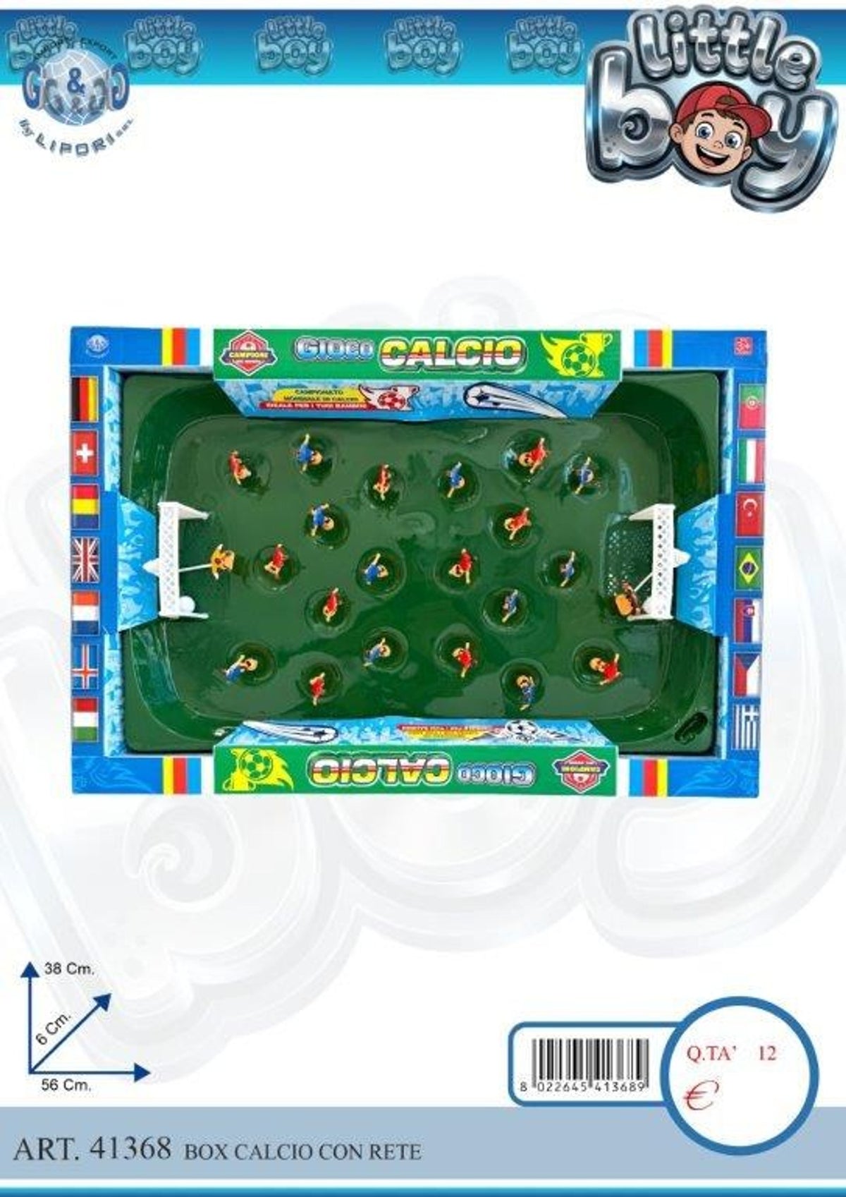 Gioco calcio da tavolo con rete LIP41368