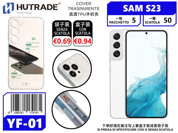 COVER TRASPARENTE S23 5G – YF01 011766