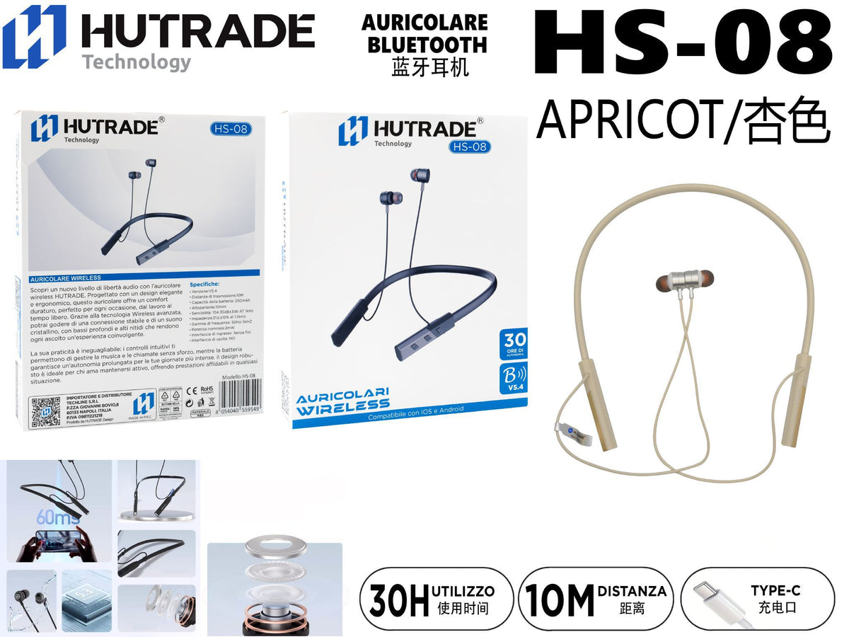 HS-08 AURICOLARE BLUETOOTH DA COLLO