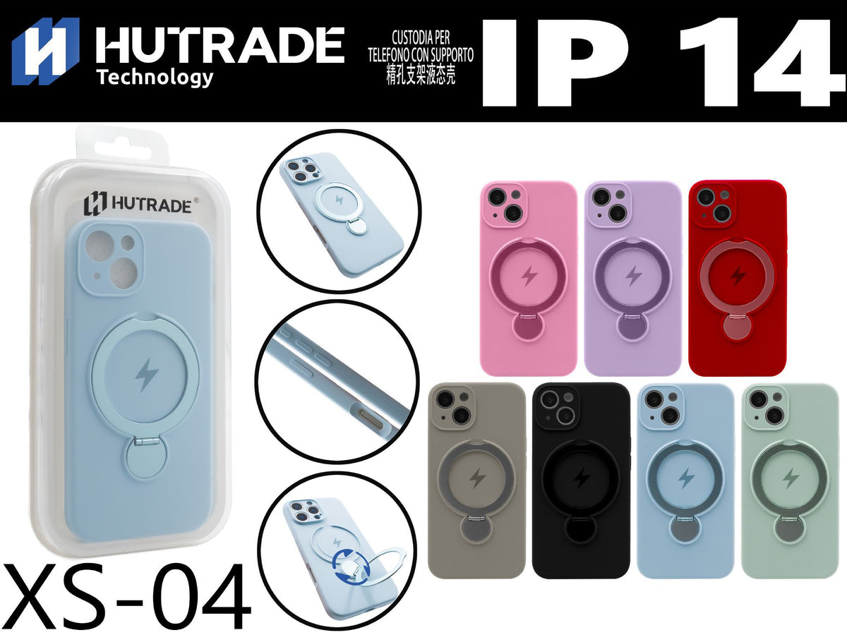 XS-04 COVER COLORATO CON SUPPORTO MAGSAFE IP14