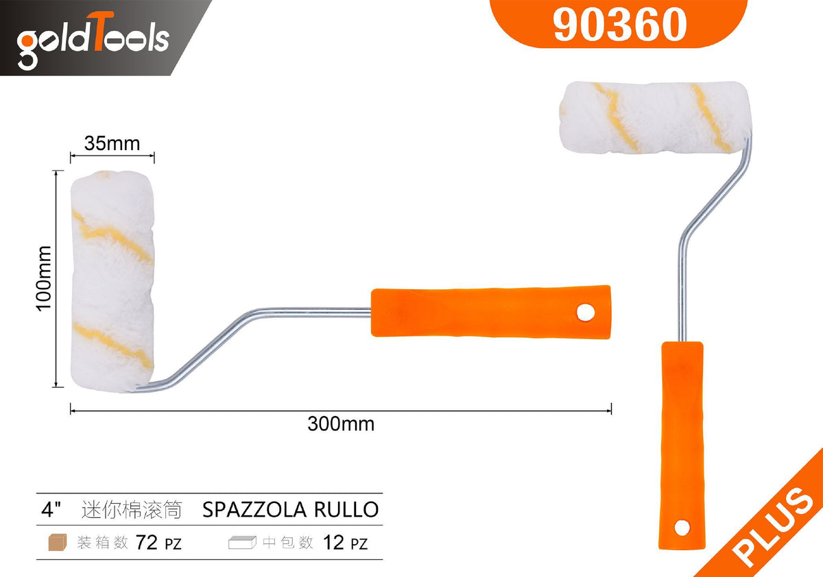 Rulli e ricambi per pittura 3.5×10CM