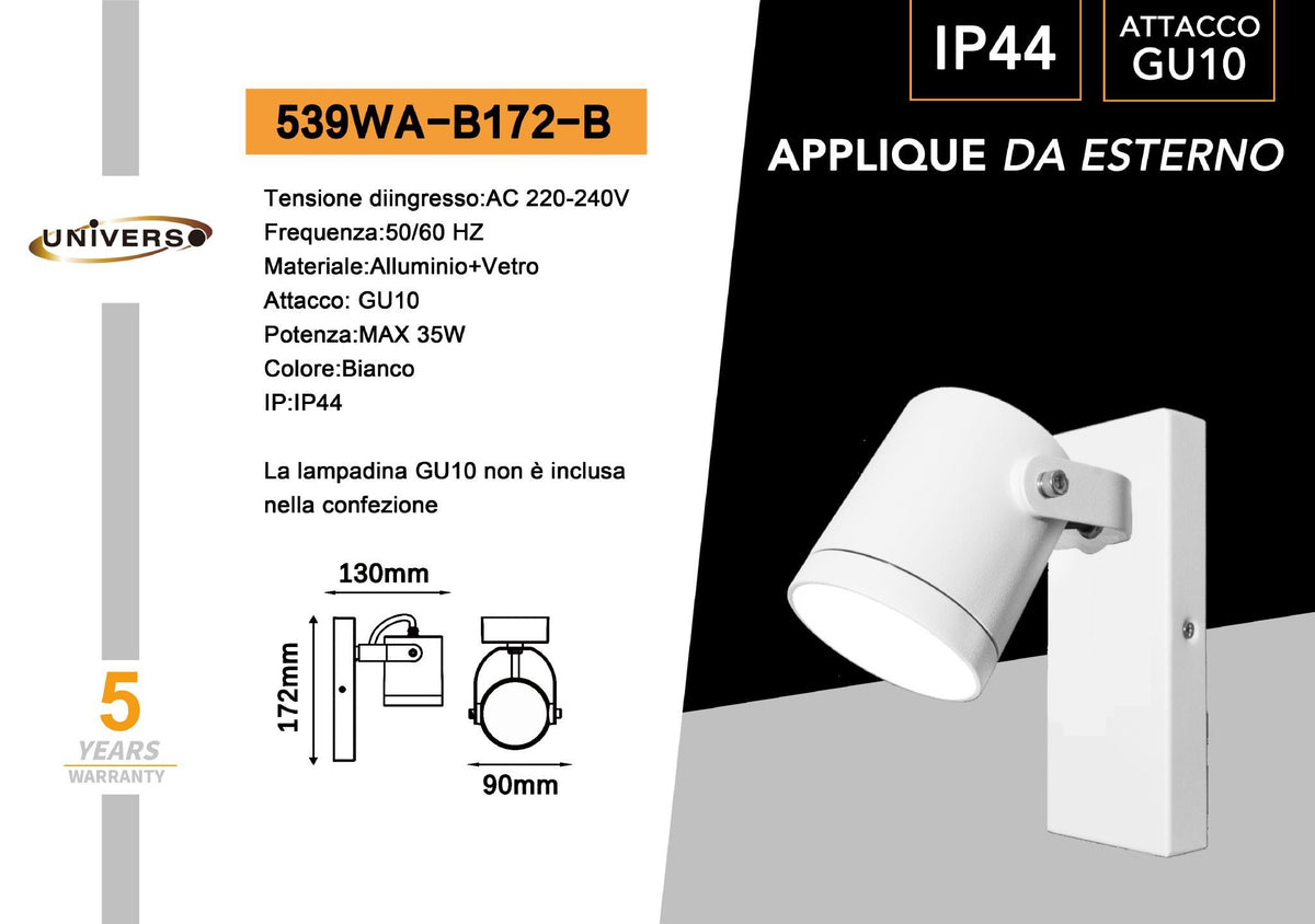 Applique da esterno – 539WA-B172-B
