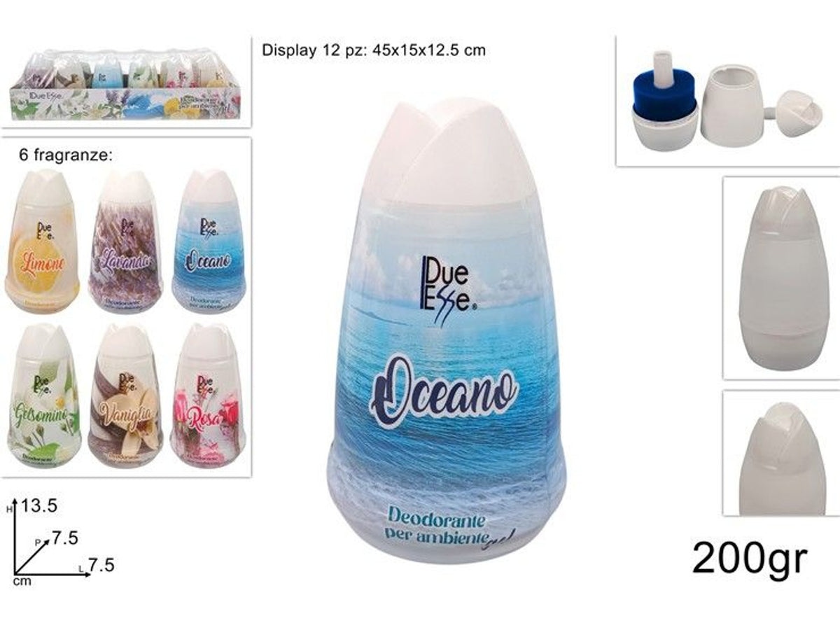 deodorante gel 6 fragranze 200 gr