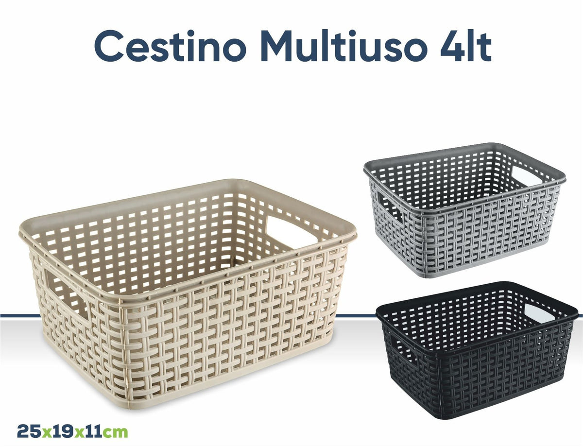 Cestino multiuso 4lt