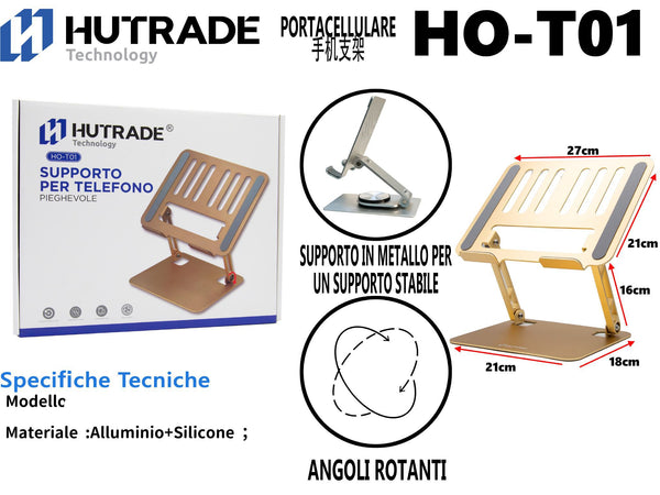 HO-T01 SUPPORTO PER COMPUTER PORTATILE