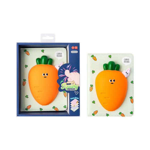 Taccuino Squishy con decorazione carota