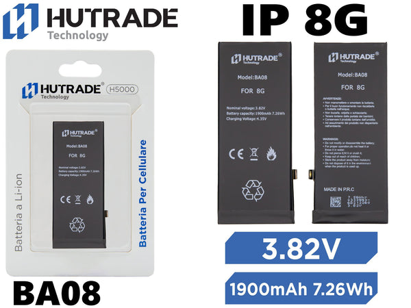 BATTERIA PER TELEFONO IP8G 2160MAH – BA08