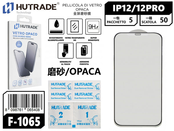 PELLICOLA DI VETRO OPACA IP12/12 PRO – F1065 547302