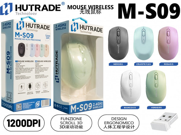 M-S09 MOUSE SENZA FILO