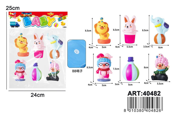 Set circo con 6 giochi sonori Apel Baby AP40482