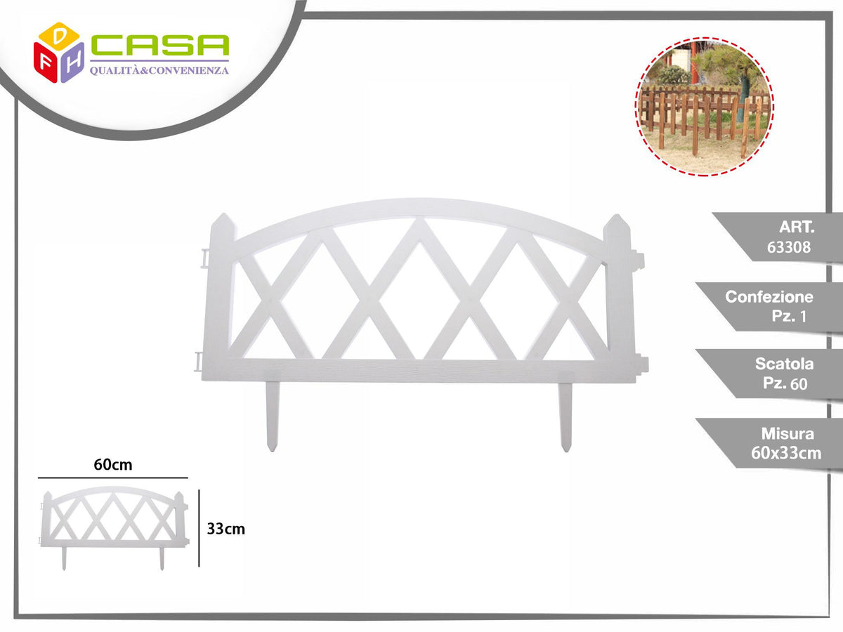 Steccato in plastica