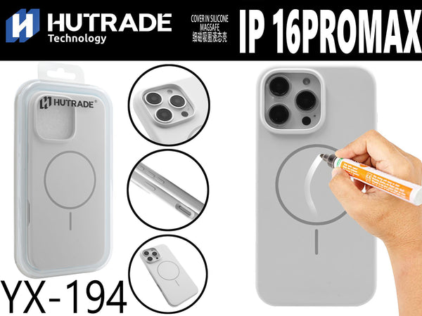 YX-194 COVER COLORATA MAGSAFE IP16 PRO MAX BIANCO