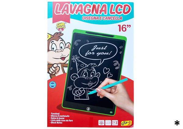 Lavagna LCD da disegno 16 pollici GV8631