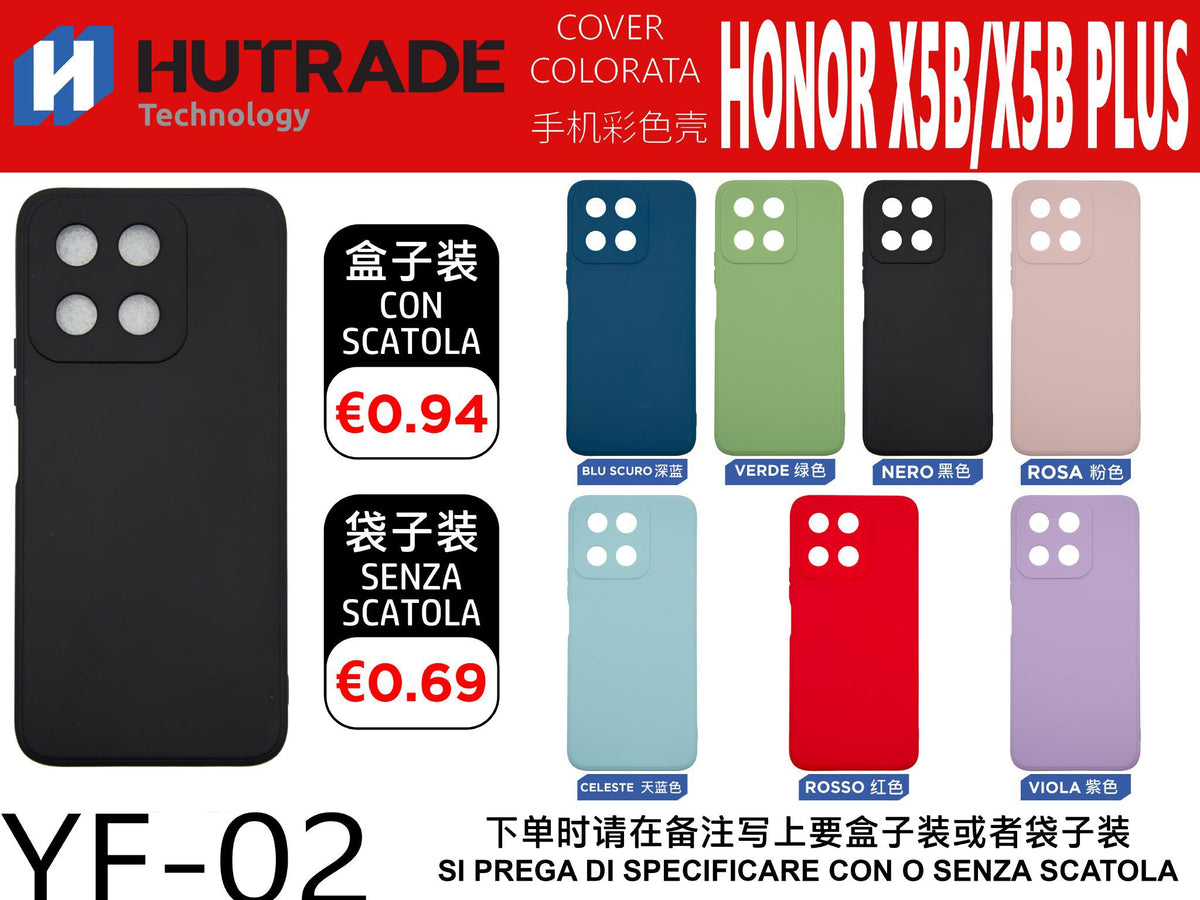 COVER COLORATA HONOR X5B/X5B PLUS – YF02 006889