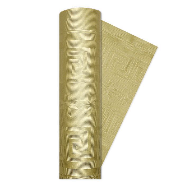 Rotolo carta damascata 5 × 1.18m oro metallizzato