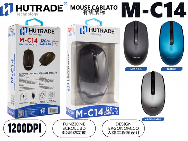 M-C14 MOUSE CON FILO