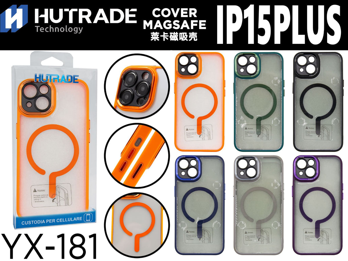 COVER BORDO COLORATA A MAGSAFE IP15 PLUS – YX181 202009