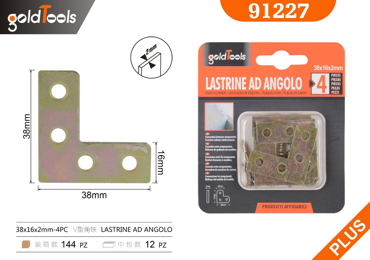 Angolari e piastre – art. 91227