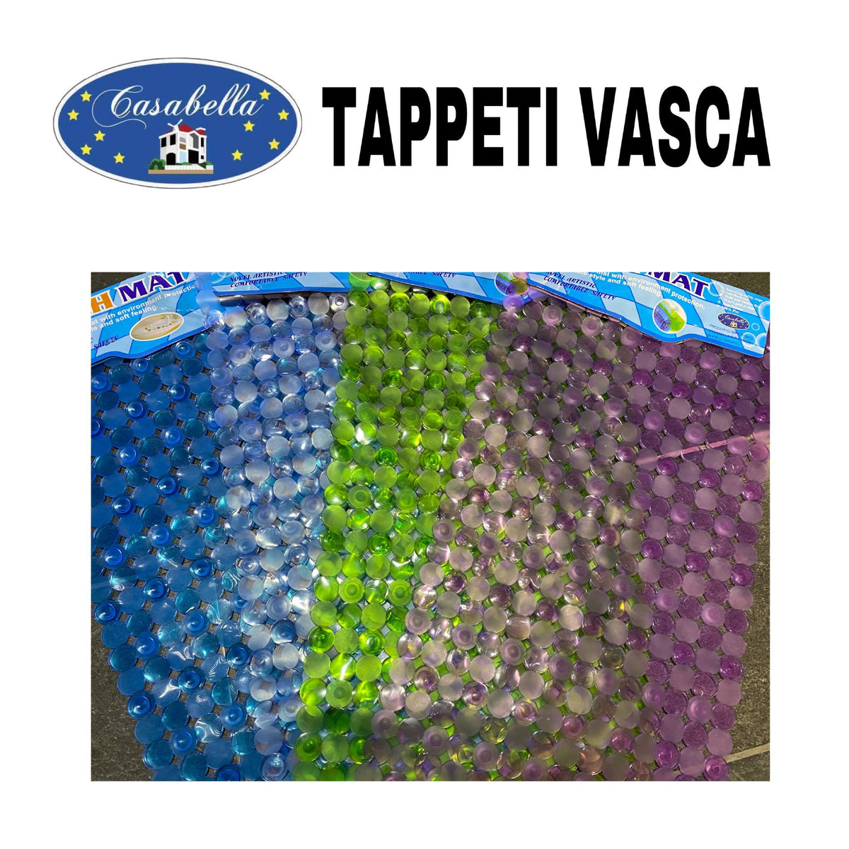 Tappetino antiscivolo per vasca · art. 000438