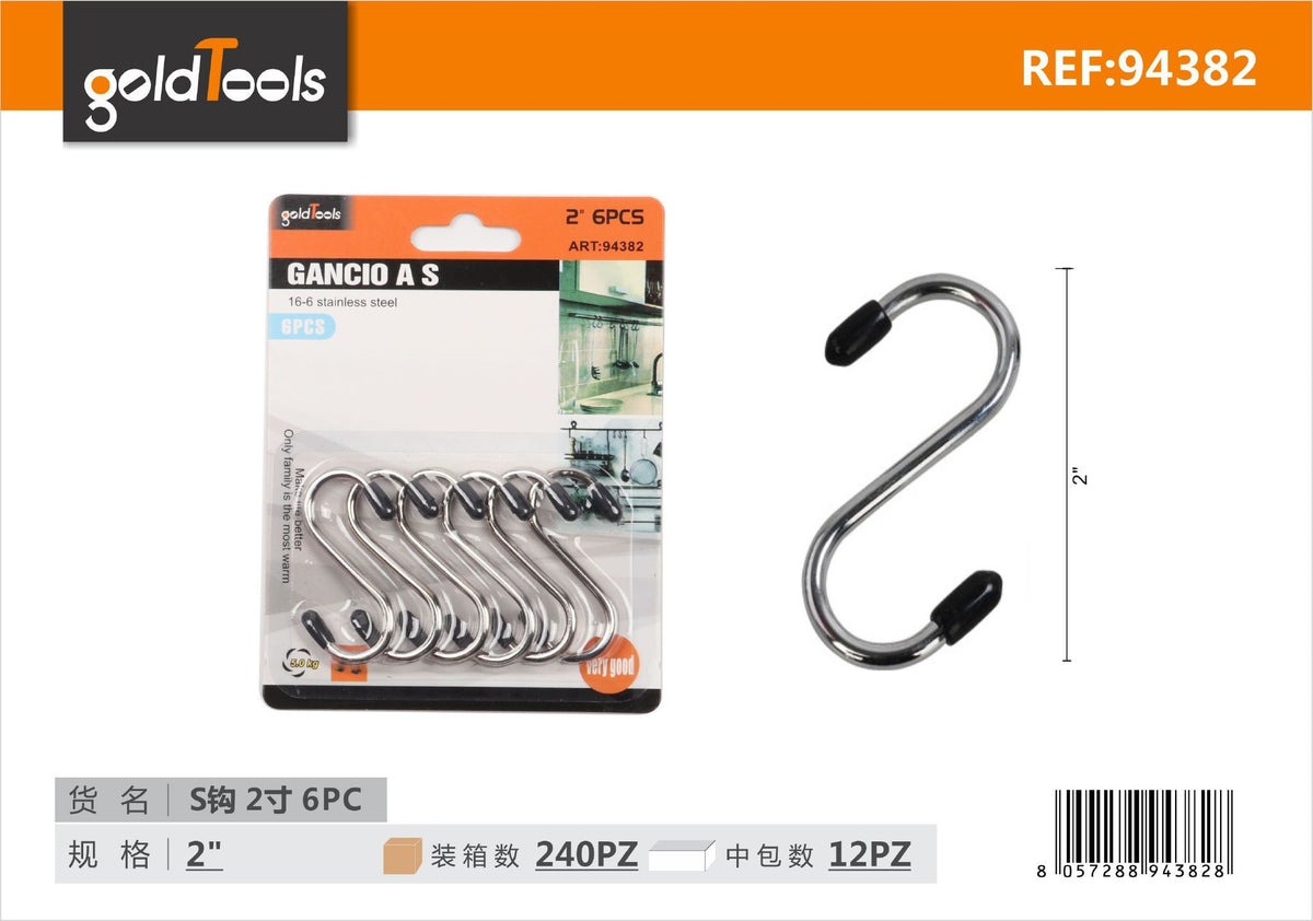 Set di ganci a S