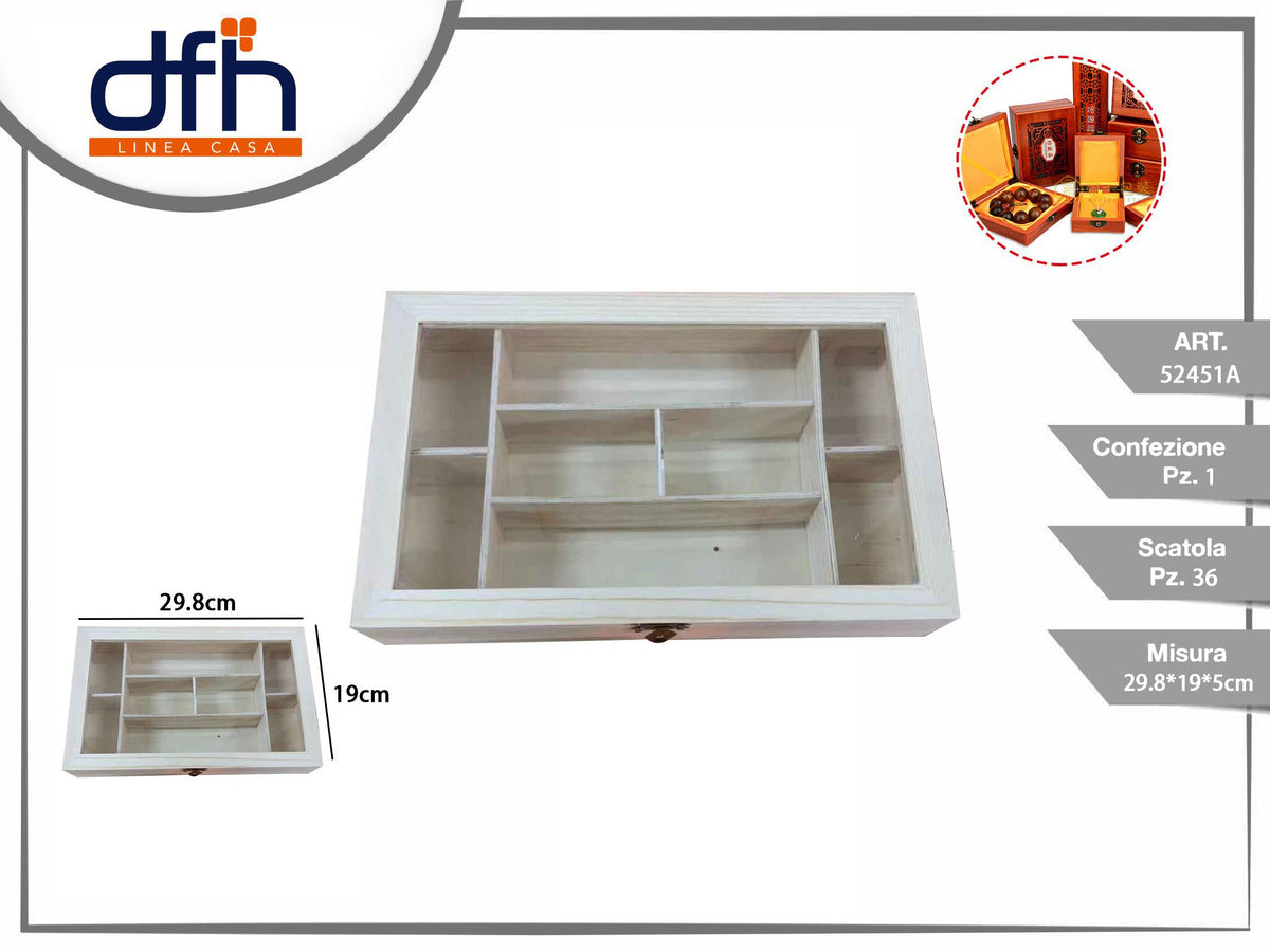 Cassettiera in legno