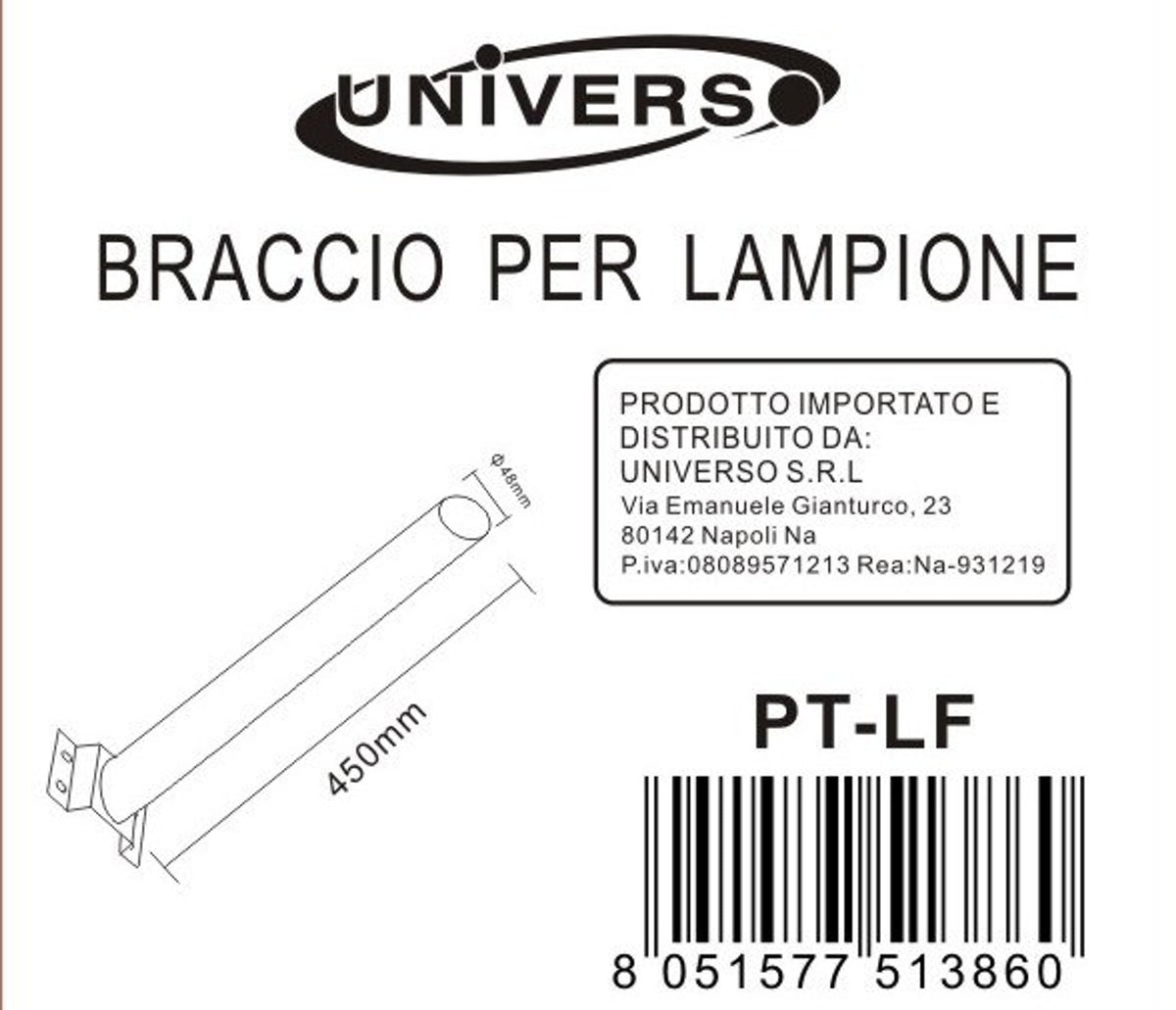 Supporto di montaggio per illuminazione – PT-LF