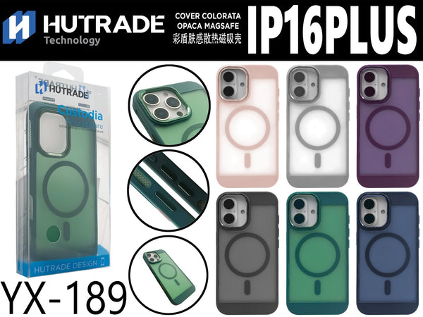 YX-189 COVER COLORATA APACA A MAGSAFE IP16 PLUS