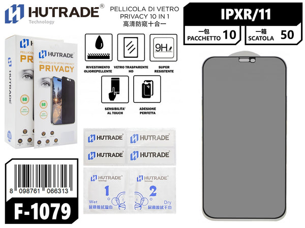 PELLICOLA DI VETRO PRIVACY 10IN1 IPXR/11 – F1079 202303
