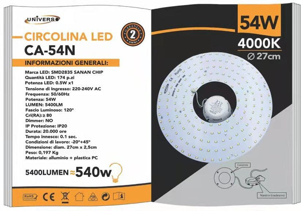 Disco LED Universo – CA-54N