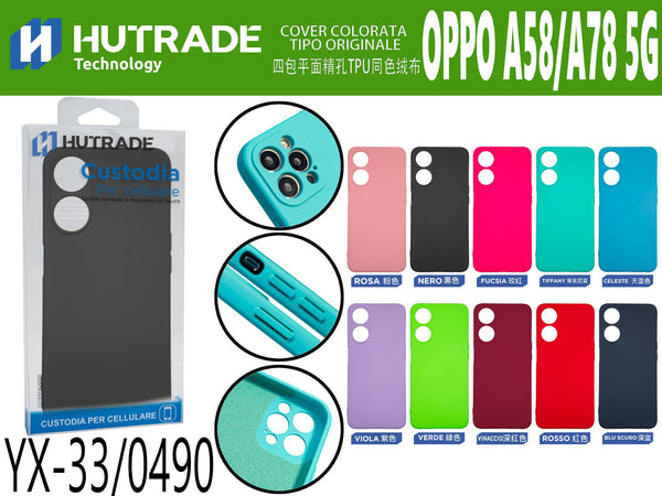 COVER COLORATA OPPO A58/A78 5G – YX33 000768